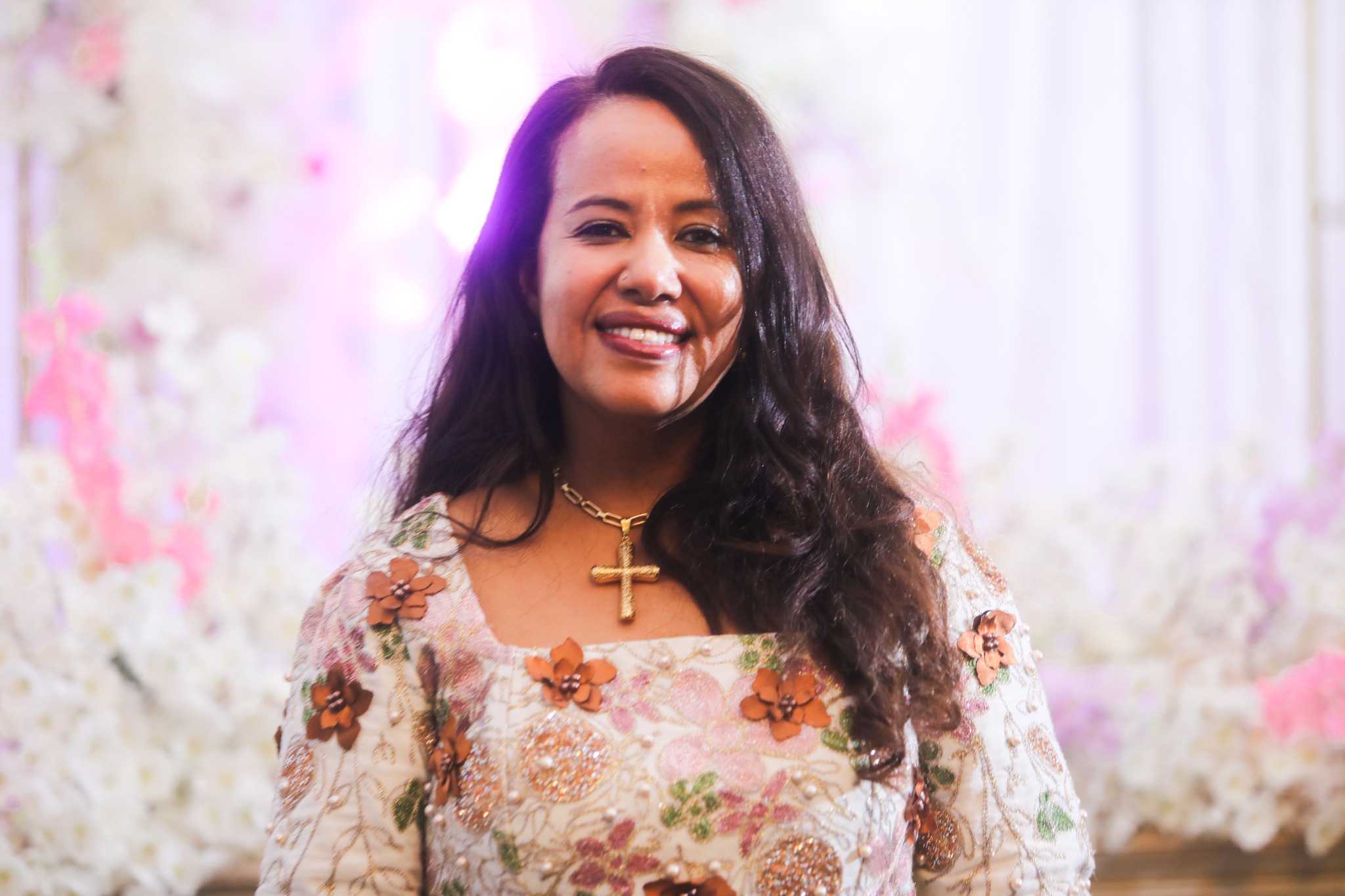 Guest portrait at an elegant celebration